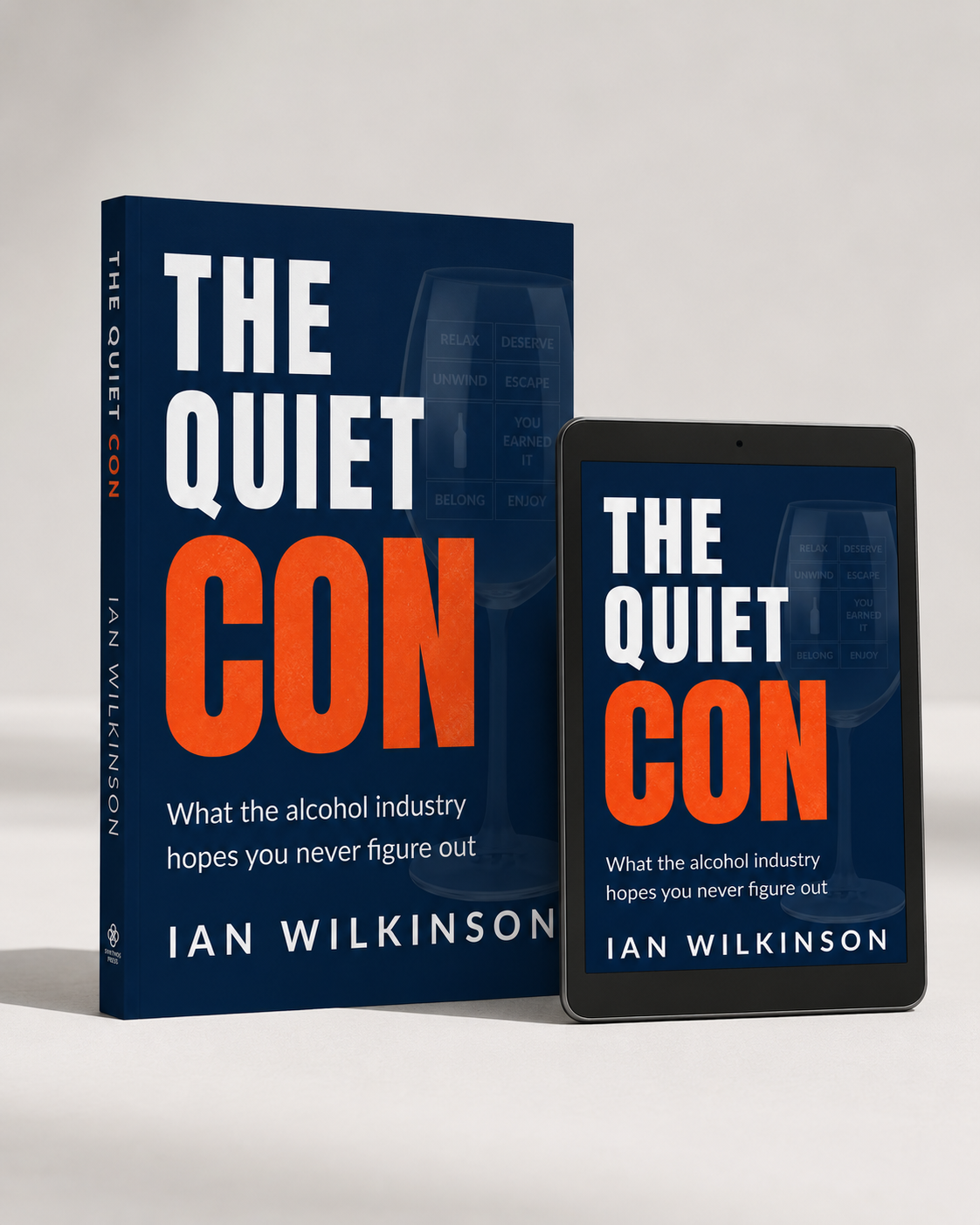 The Quiet Con by Ian Wilkinson, paperback and ebook editions